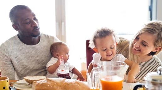 Community members receiving food assistance at a local food drive